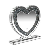 Coaster Euston Heart Shape Table Mirror Silver Model 961528